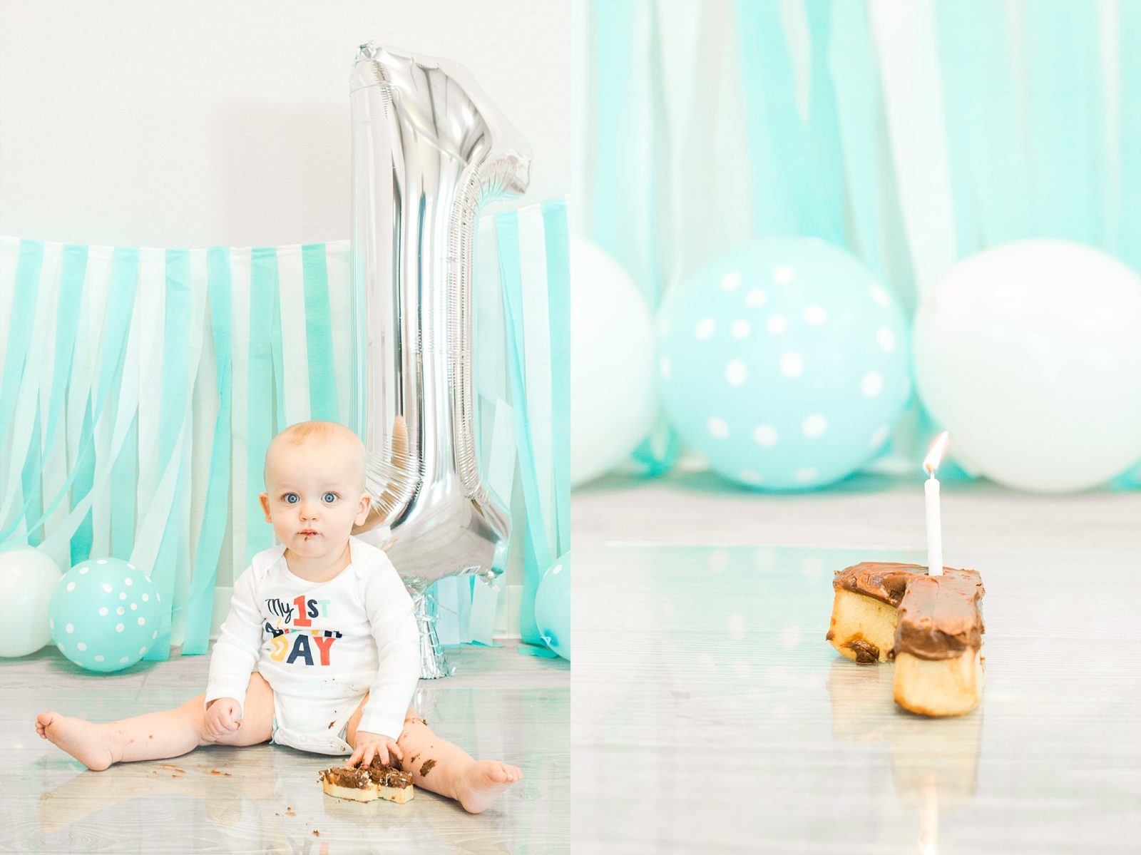 First Birthday Cake Smash - One Year Old Studio Session - Fargo, ND