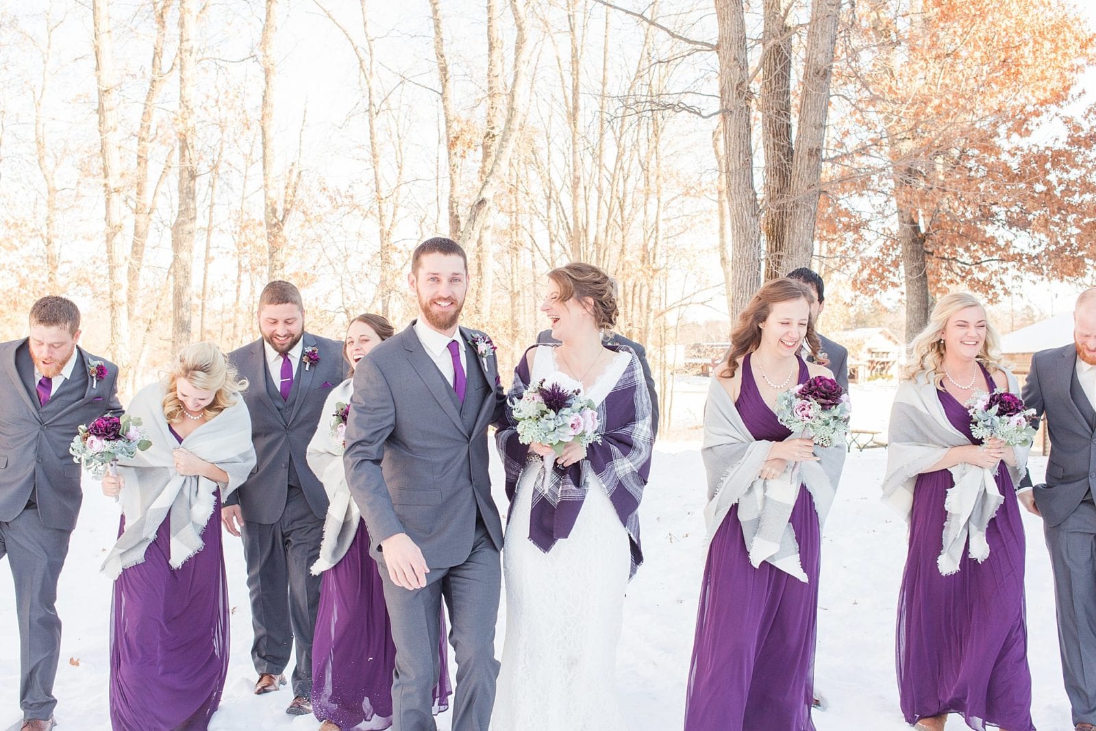 Staying Warm During A Winter Wedding – Alecs Kay Photography