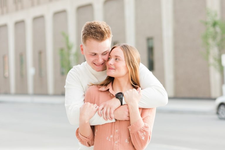 Engagement Session at Wildflower Park - Fargo, ND - Alecs Kay Photo