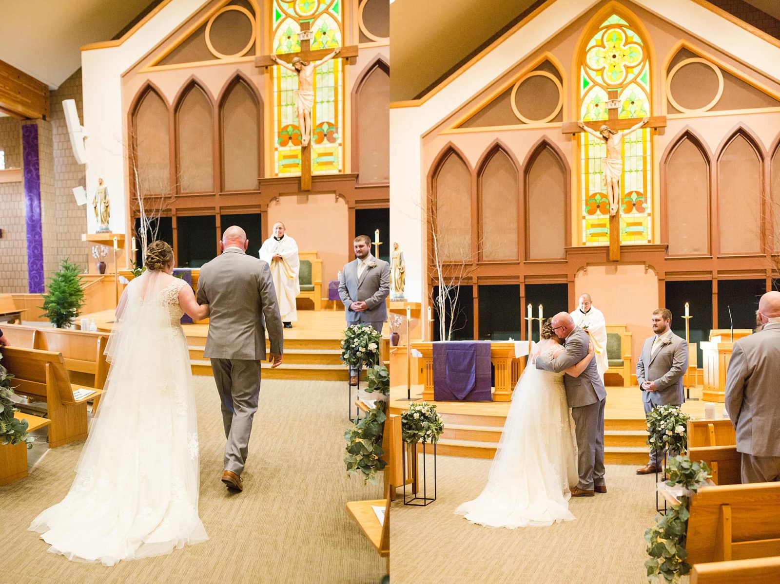 Wedding at St. Philips Catholic Church - Bemidji, MN - Alecs Kay Photo