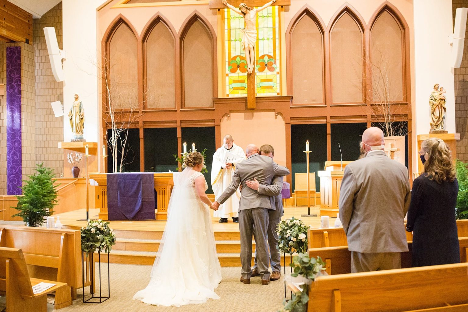 Wedding at St. Philips Catholic Church - Bemidji, MN - Alecs Kay Photo